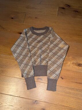 Ann Taylor Jacquard Striped Sweater